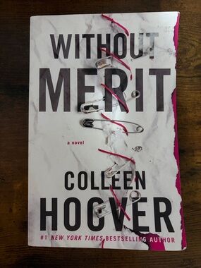 Without Merit by Colleen Hoover - White & Pink Paperback